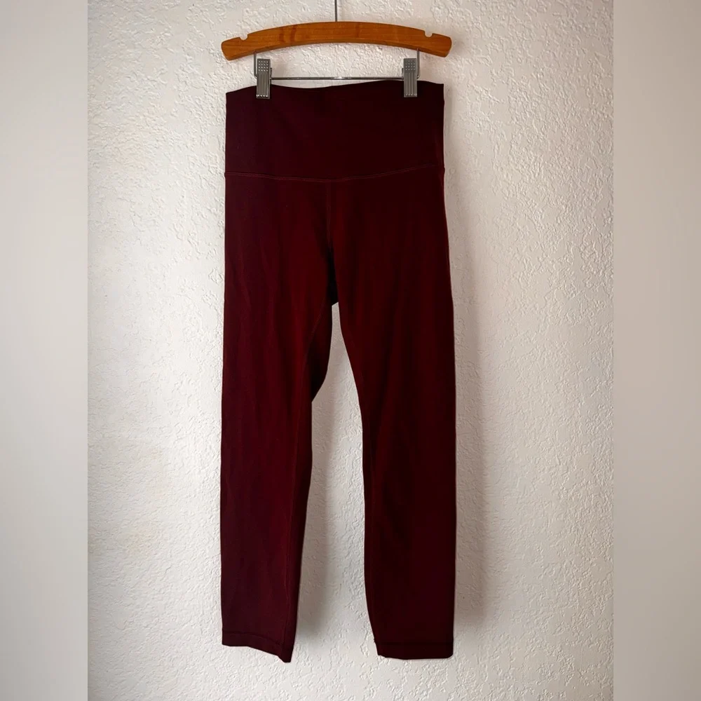 lululemon athletica Burgundy Leggings - Picture 3 of 5